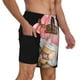 thumbnail image 2 of Balery Coffee Gnome (1) Bañador para hombre, shorts de playa de secado rápido con entrepierna y forro de compresión-3X-Large, 2 of 6