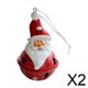 thumbnail image 1 of Campana de Navidad,Adorno colgante de campana de Navidad pintado a mano,Decoración de árbol de Navidad Campana decorativa,Estatuilla de resina navideña Campana de hierro Guirnalda de, 1 of 8