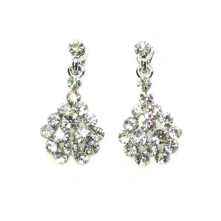 Faship Clear Dangling Pierced Earrings (Best Earrings To Get Pierced With)