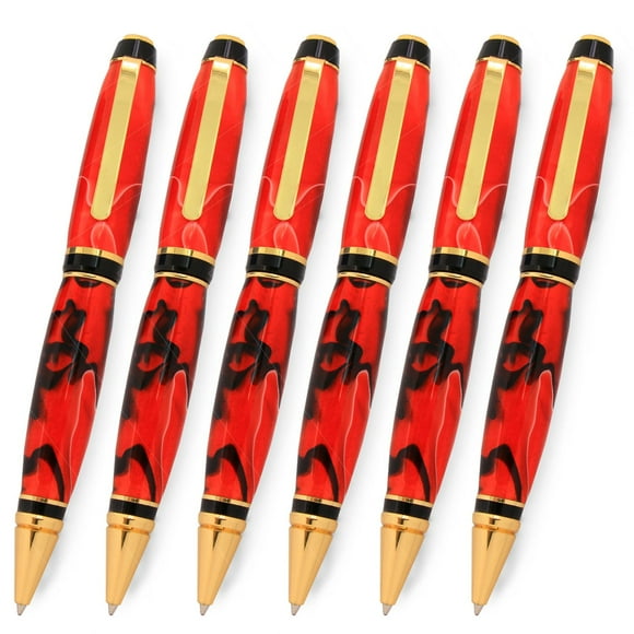 Legacy Woodturning, Cigar Pen Kit - Gold, 6 Pack