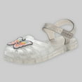 thumbnail image 5 of Mgmyaa Girls Bow Accent Jelly Sandals for Water Activities, Closed-Toe Beach Shoes with Soft Sole, Non-Slip Play Footwear Age 2.5-10 Years, 5 of 5