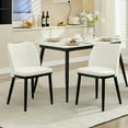 thumbnail image 1 of QinaQin Juego de 2 sillas contemporáneas para comedor, tapizadas en tela con asiento acolchado, diseño moderno y cómodo para casa, comedor, cocina o restaurante, 1 of 7