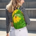 thumbnail image 6 of KLL Bees Pollinates A Yellow Dandelion Print Travel Laptop Backpack - College Backpack Business Work Bag Nurse Bag Casual Daypack for Weekender Business Hiking -Small, 6 of 6