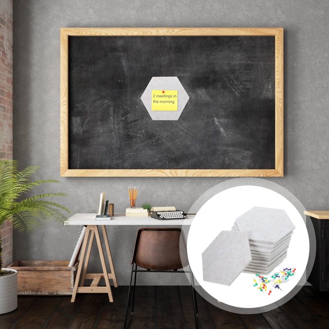 IFANLANDOR 1Jgo Panel Hexagonal De Fieltro Decorativo Beige Para Pared Y Protección De Superficie
