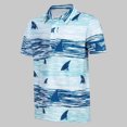 thumbnail image 2 of Landzoo Big Boys Beach T-Shirt Graphic Print Short Sleeve Notch Neck Autumn Daily Wear Boys Tees, 2 of 3