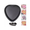 thumbnail image 1 of Charola de Acero Inoxidable Antiadherente Para Hornear Pan O Tartas En Forma De Corazón de 23 cm., 1 of 3