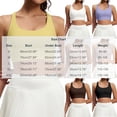 thumbnail image 5 of qafoshin Solid Color Sport Bras for Women Breathable Stretch Comfy Wirefree Workout Bras High Support Pad Mesh Racerback Bras, 5 of 7