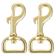 thumbnail image 1 of 2 Pcs Clips de Plongée en Laiton à Vis Pivotantes à Illets, 1 of 8
