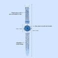thumbnail image 3 of Reloj, Reloj De Cuarzo Femenino De Plástico Wallwatch 3colors, Para La Decoración Del Reloj, 3 of 7
