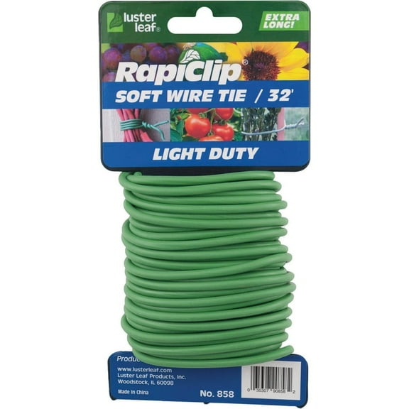 Rapiclip 32 Ft. Green Soft Wire Plant Tie 858 858 705809