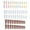 Style:Style 1, variant on Compression type false nails, full coverage long false nails 3 boxes, 24 pieces per box, JP0354-15