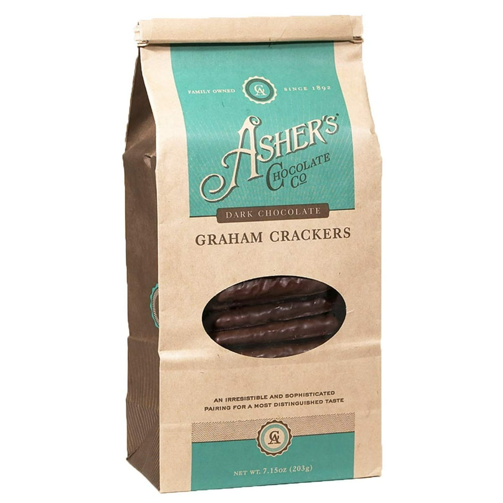 Asher's Chocolate Company, Chocolate Covered Graham Crackers, Made From