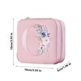 thumbnail image 3 of JingChun Jewelry Organizer Box, Pink, Small Jewelry Organizer for Women, Jewelry Travel Organizer, Ring Organizer Necklace Organizer Earring Organizer Box, 3 of 4