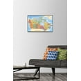 thumbnail image 3 of Map - Canada Wall Poster, 22.375" x 34" Framed, 3 of 4
