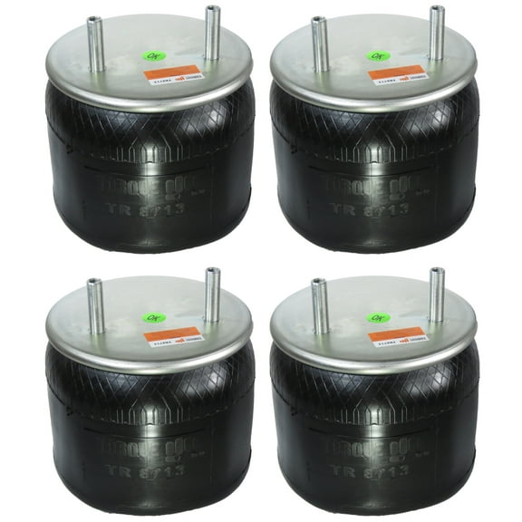 4x Trailer Air Spring Bags Replace W01-358-8713 1R13-176 Hendrickson S-22948