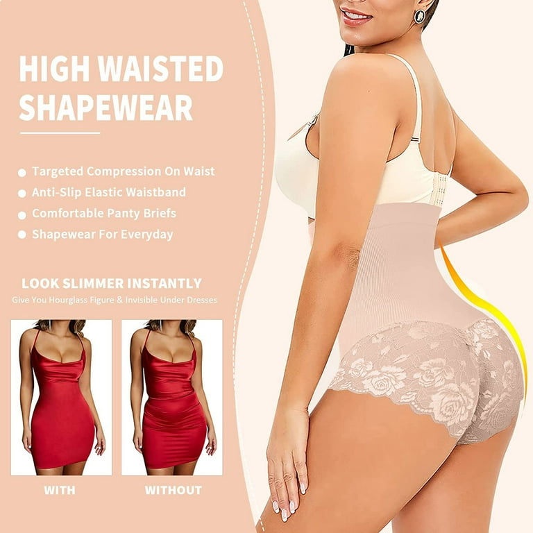 Bazyrey Lingerie for Women Shapewear Women High Waisted Butt Lifter Body  Shaper Women Underwerar Yellow Buy 2 Get 3 