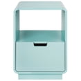 thumbnail image 4 of eHemco Contemporary Side Table End Table with Storage Drawer, Mint Blue, 22.8H x 15.7W x 15D inches, 4 of 8