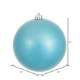 thumbnail image 2 of Vickerman 12" Turquoise Candy Ball Ornament, 2 of 3