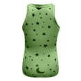 thumbnail image 5 of Babysbule Womens Summer Top Women Fashion O-Neck Sleeveless Star Print Vest Sport Tank Tops Causel Blouse, 5 of 5