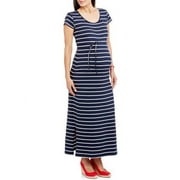 Oh! Mamma Maternity Cap Sleeve Striped M