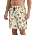thumbnail image 2 of Fotbe Funny Chicken Trajes de Baño Estampados para Hombre, Shorts de Verano de Secado Rápido, Ropa de Playa, Bañadores-Small, 2 of 6
