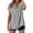 01 Black, variant on Womens Tops Summer Button Down Shirts for Women Gingham Plaid Striped Tops V Neck Casual Loose Blouse