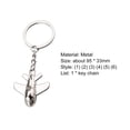 thumbnail image 7 of SPRING PARK Model Train Aircraft Airplane Metal Key Chain Ring Creative Gift Car Keychain Accessories, 7 of 7