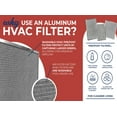 thumbnail image 5 of Air Filter Factory Replacement for 192141, F54C Honeywell HVAC Furnace Aluminum Mesh Pre/Post Filters 2-Pack, 5 of 5