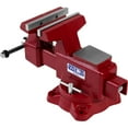 thumbnail image 3 of Wilton Tools 28820 6 1/2" Wide Jaw 6" Max Opening Swivel Utility Bench Vise, Red, 3 of 9