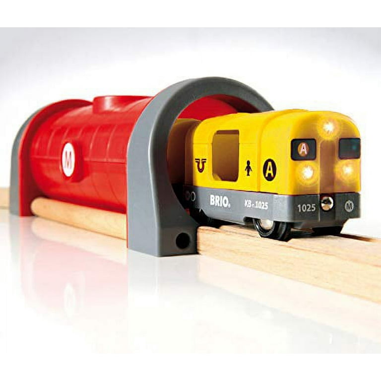 Brio World Deluxe Railway Set , Wooden Toy Train Set for Kids Age