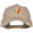 Khaki, variant on Rasta One Love Embroidered Unstructured Cap - Navy OSFM