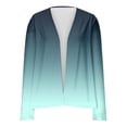 thumbnail image 5 of IMENGL cardigans d'Été Légers à Manches Longues, Ouvert à l'Avant, Vert G, Taille M-2TG, 5 of 5