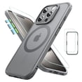 thumbnail image 1 of Set de fundas ESR para iPhone 15 Pro translúcidas mate con protector de pantalla, 1 of 9
