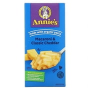 Annie's Homegrown, Macaroni & Classic Cheddar, 6 oz Pack of 4