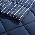 thumbnail image 3 of Nautica- Queen Comforter Set, Cotton Reversible Bedding Set, All Season Home Décor (Longdale Stripe Navy, Queen), 3 of 3
