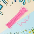 thumbnail image 3 of PAMINGONO 100pcs Chenille Stems Crafting Sticks Fuzzy Material for Home Use and School Activities, 3 of 7
