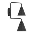 thumbnail image 3 of Bellevue SHWS78246MBK 2 Light 17" Tall Wall Sconce - Black, 3 of 7