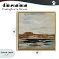 thumbnail image 4 of Stupell Industries Rustic Lodge American West Abstract Gold Floating Frame Canvas Art, 18 x 18, by Silvia Vassileva, 4 of 8
