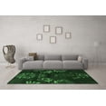 thumbnail image 3 of Ahgly Company Indoor Rectangle Oriental Emerald Green Industrial Area Rugs, 2' x 4', 3 of 4