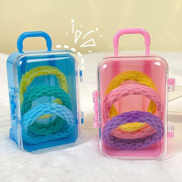 Buy Hammont Mini Suitcase Candy Box – Miniature Plastic Rolling