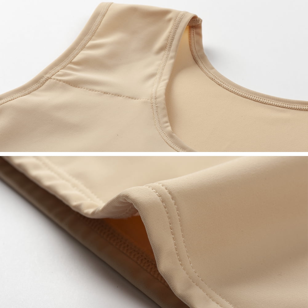 Women's Breathable Chest Binder Compression Bra Tank Top (N, M) - image 4