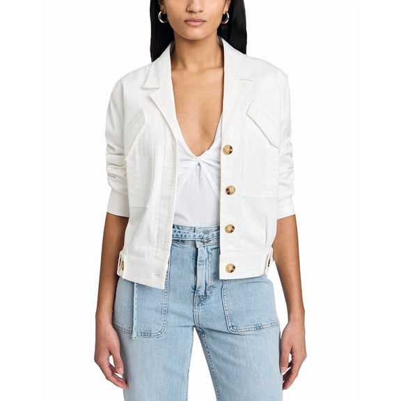 Derek Lam 10 Crosby womens Gwen Field Jacket, 2, White