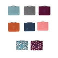 thumbnail image 2 of Cosmetics Storage Bag Travel Hanging Makeup Bag Cosmetics Bag Travel Makeup Portable Foldable Portable Cosmetics Bag Travel Toiletry Organizer Pouch, Wine Red, 2 of 7