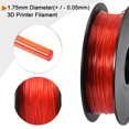 thumbnail image 3 of Unique Bargains 3D Printer Filament 1.75mm TPU Filaments Dimensional Accuracy +/- 0.05mm Red, 3 of 7