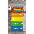 thumbnail image 3 of Ambesonne Rainbow Quilted Bedspread Set 2 Pcs, Gay Pride Flag Dots, Twin Size, Multicolor, 3 of 3