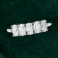 thumbnail image 5 of Silvago Jewelry 1.85 Ct Oval Cut Moissanite Engagement Rings - 14K White Gold Plated Rings - Wedding Moissanite Jewelry for Women's - Moissanite Special Occasion Rings - Party Wear Moissanite Ring, 5 of 9
