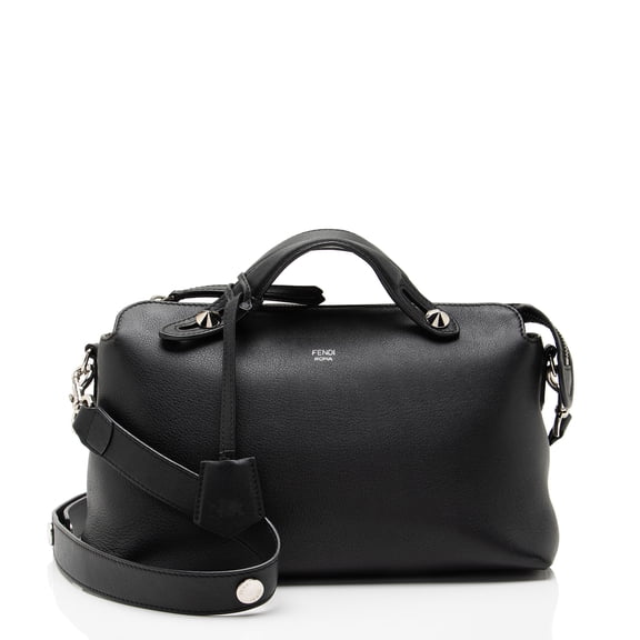 Pre-Owned Fendi Calfskin By The Way Small Boston Bag