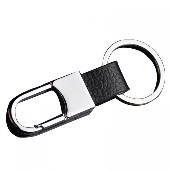 DESIGNICE Men Fashion Simple Cool Faux Leather Strap Keyring Keychain Key Chain