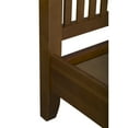 thumbnail image 3 of Crafters and Weavers Mission Quarter Sawn Oak Slat Queen Bed in Walnut, 3 of 3