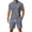 Grey&1080, variant on CONFREE Mens 2 Peice Shorts Sets Casual Men's Summer Outfits Set Graphic Polo Shirts Shorts Athletic Sweat Suit for Men